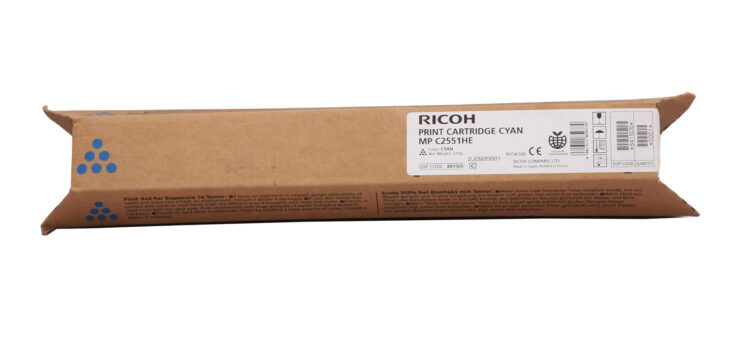 Ricoh MP C2551 Cyan Mavi Orjinal Fotokopi Toneri