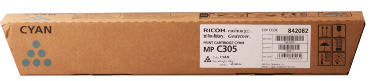 Ricoh MP C305 Cyan Mavi Orjinal Fotokopi Toneri