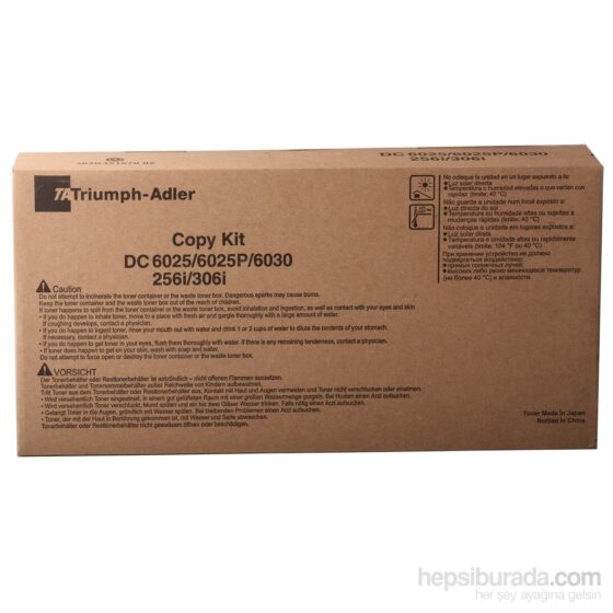 Triumph-Adler TA256İ 306İ 2540 3262 SİYAH BEYAZ TONER